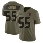 Kooe H.Texans #55 Danielle Hunter Player Olive 2025 Salute To Service Limited Game Stitched Jerseys