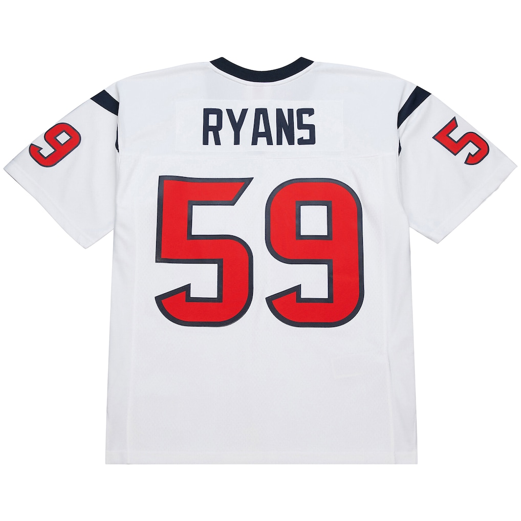 Kooe H.Texans #59 DeMeco Ryans Mitchell & Ness White 2006 Legacy Replica Jersey Stitched Puhic