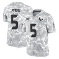 Kooe H.Texans #5 Jalen Pitre Player Arctic Camo Salute To Service Limited Game Stitched Jerseys