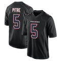 Kooe H.Texans #5 Jalen Pitre Player Black Fashion Home Game Stitched Jerseys