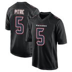 Kooe H.Texans #5 Jalen Pitre Player Black Fashion Home Game Stitched Jerseys