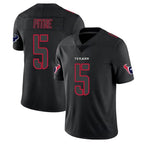 Kooe H.Texans #5 Jalen Pitre Player Black Impact Limited Game Stitched Jerseys
