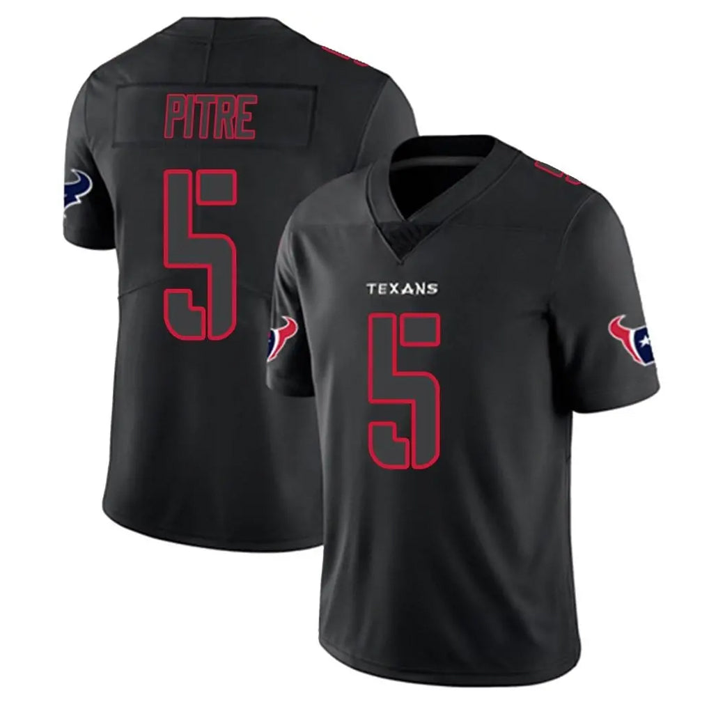 Kooe H.Texans #5 Jalen Pitre Player Black Impact Limited Game Stitched Jerseys