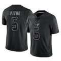 Kooe H.Texans #5 Jalen Pitre Player Black Reflective Limited Game Stitched Jerseys
