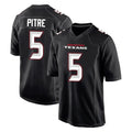 Kooe H.Texans #5 Jalen Pitre Player Carbon Black Fashion Home Game Stitched Jerseys