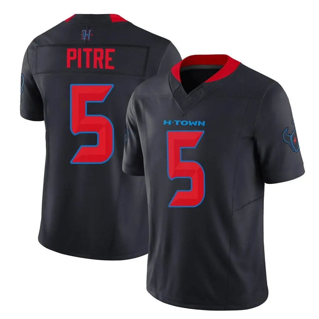 Kooe H.Texans #5 Jalen Pitre Player Navy Limited 2nd Alternate Vapor F.U.S.E. Home Game Stitched Jerseys