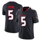 Kooe H.Texans #5 Jalen Pitre Player Navy Limited Alternate Vapor F.U.S.E. Home Game Stitched Jerseys