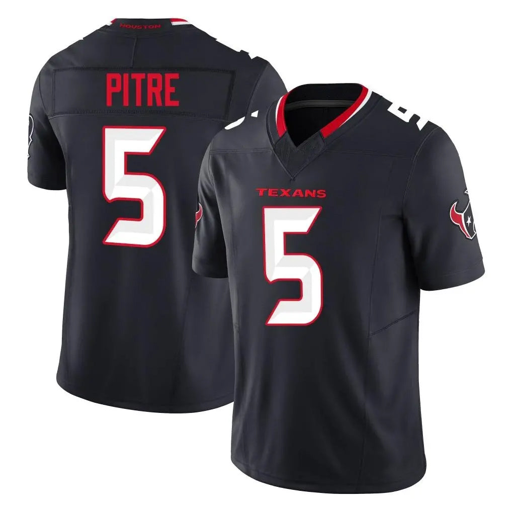 Kooe H.Texans #5 Jalen Pitre Player Navy Limited Alternate Vapor F.U.S.E. Home Game Stitched Jerseys