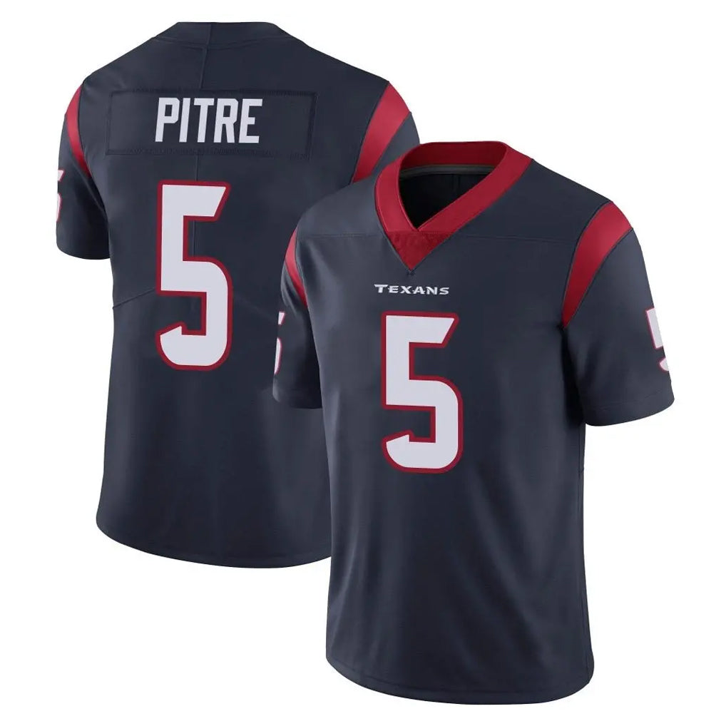 Kooe H.Texans #5 Jalen Pitre Player Navy Limited Vapor Untouchable Home Game Stitched Jerseys