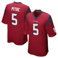 Kooe H.Texans #5 Jalen Pitre Player Red Home Game Stitched Jerseys