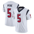 Kooe H.Texans #5 Jalen Pitre Player White Limited Vapor Untouchable Home Game Stitched Jerseys