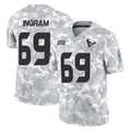 Kooe H.Texans #69 Ed Ingram Player Arctic Camo Salute To Service Limited Game Stitched Jerseys