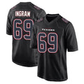 Kooe H.Texans #69 Ed Ingram Player Black Fashion Home Game Stitched Jerseys