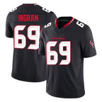Kooe H.Texans #69 Ed Ingram Player Navy Limited Alternate Vapor F.U.S.E. Home Game Stitched Jerseys