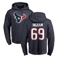 Kooe H.Texans #69 Ed Ingram Player Navy Pro Line Pullover Hoodie Limited Game Stitched Jerseys
