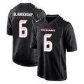 Kooe H.Texans #6 Reed Blankenship Player Carbon Black Fashion Home Game Stitched Jerseys