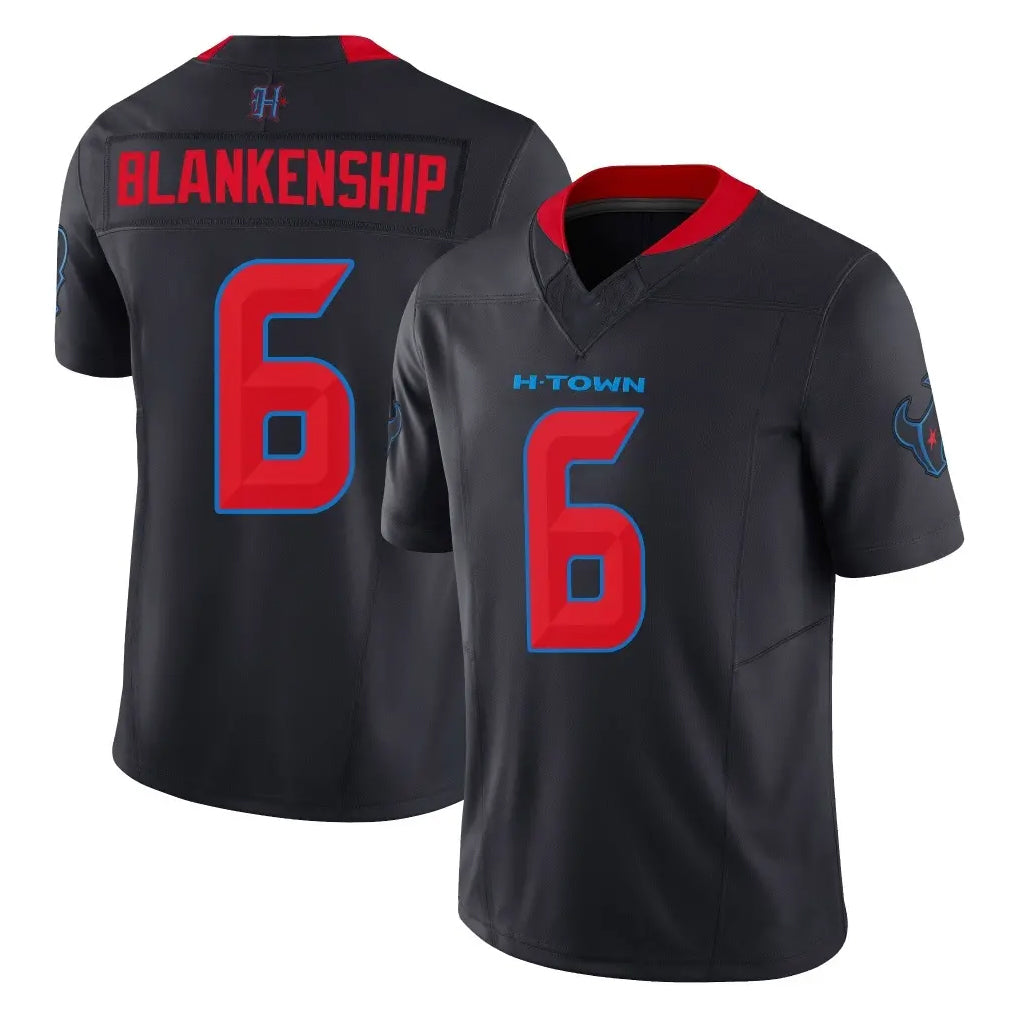 Kooe H.Texans #6 Reed Blankenship Player Navy Limited 2nd Alternate Vapor F.U.S.E. Home Game Stitched Jerseys