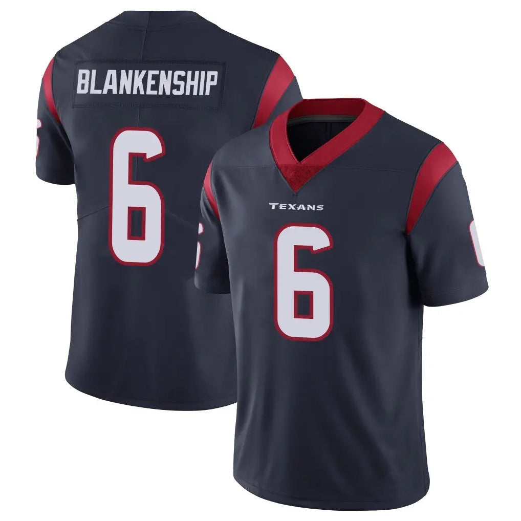 Kooe H.Texans #6 Reed Blankenship Player Navy Limited Vapor Untouchable Home Game Stitched Jerseys