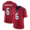 Kooe H.Texans #6 Reed Blankenship Player Red Limited Vapor Untouchable Home Game Stitched Jerseys