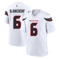 Kooe H.Texans #6 Reed Blankenship Player White Home Game Stitched Jerseys