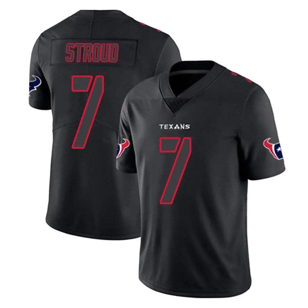Kooe H.Texans #7 CJ Stroud Player Black Impact Limited Game Stitched Jerseys