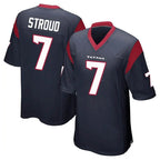 Kooe H.Texans #7 CJ Stroud Player Navy Home Game Stitched Jerseys