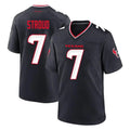 Kooe H.Texans #7 CJ Stroud Player Navy Team Home Game Stitched Jerseys