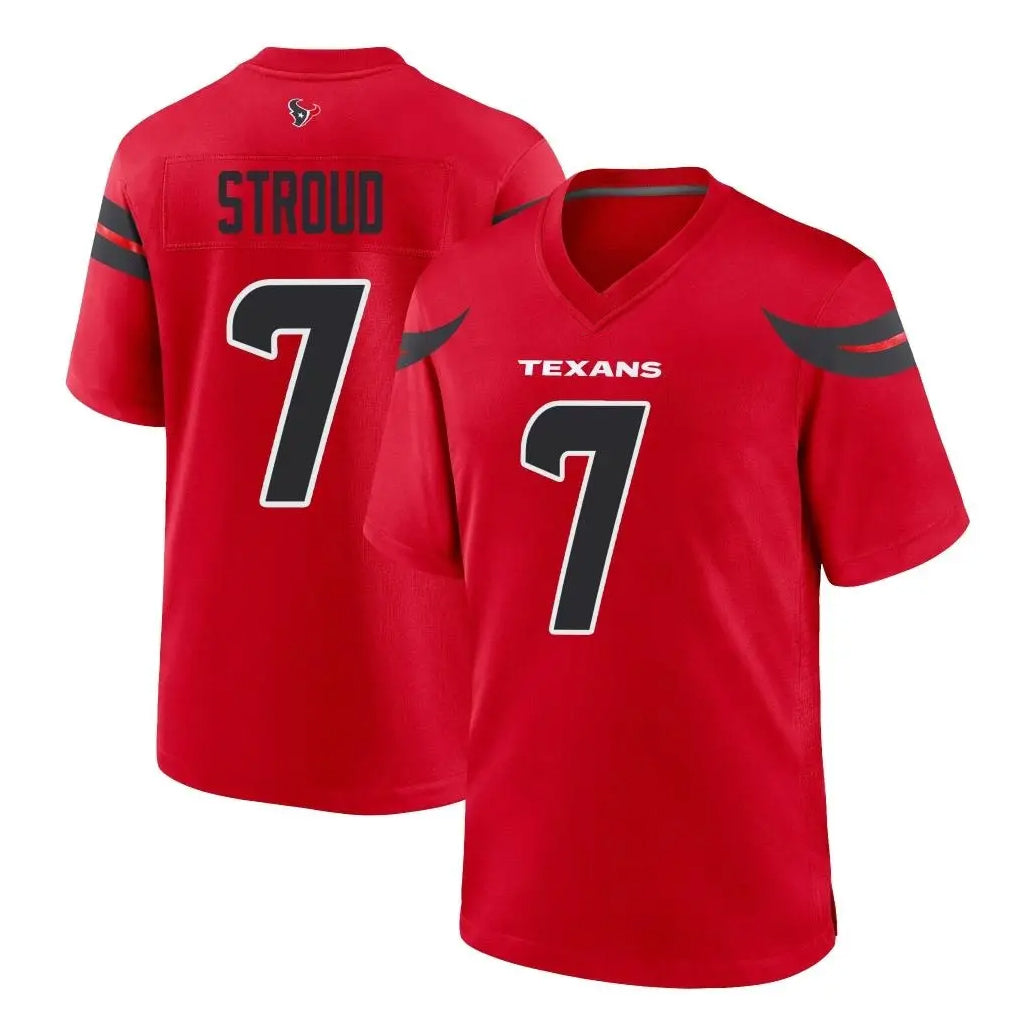 Kooe H.Texans #7 CJ Stroud Player Red Alternate Home Game Stitched Jerseys