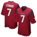 Kooe H.Texans #7 CJ Stroud Player Red Home Game Stitched Jerseys