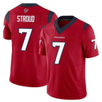 Kooe H.Texans #7 CJ Stroud Player Red Limited Vapor F.U.S.E. Home Game Stitched Jerseys