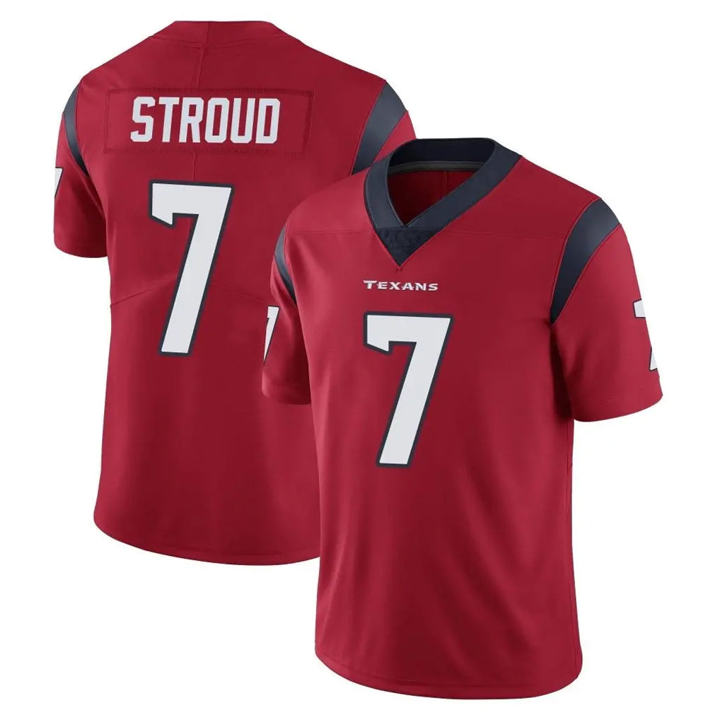 Kooe H.Texans #7 CJ Stroud Player Red Limited Vapor Untouchable Home Game Stitched Jerseys