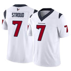 Kooe H.Texans #7 CJ Stroud Player White Limited Vapor F.U.S.E. Home Game Stitched Jerseys