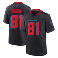 Kooe H.Texans #81 Jayden Higgins Player Navy 2nd Alternate Home Game Stitched Jerseys