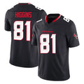 Kooe H.Texans #81 Jayden Higgins Player Navy Limited Alternate Vapor F.U.S.E. Home Game Stitched Jerseys