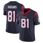 Kooe H.Texans #81 Jayden Higgins Player Navy Limited Vapor Untouchable Home Game Stitched Jerseys