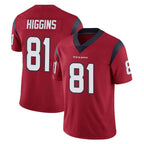 Kooe H.Texans #81 Jayden Higgins Player Red Limited Vapor Untouchable Home Game Stitched Jerseys
