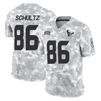 Kooe H.Texans #86 Dalton Schultz Player Arctic Camo Salute To Service Limited Game Stitched Jerseys