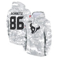 Kooe H.Texans #86 Dalton Schultz Player Arctic Camo Salute to Service Hoodies Limited Game Stitched Jerseys
