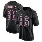 Kooe H.Texans #86 Dalton Schultz Player Black Fashion Home Game Stitched Jerseys