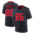 Kooe H.Texans #86 Dalton Schultz Player Navy 2nd Alternate Home Game Stitched Jerseys