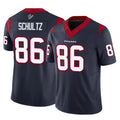 Kooe H.Texans #86 Dalton Schultz Player Navy Limited Vapor F.U.S.E. Home Game Stitched Jerseys