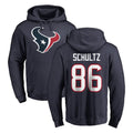 Kooe H.Texans #86 Dalton Schultz Player Navy Pro Line Pullover Hoodie Limited Game Stitched Jerseys