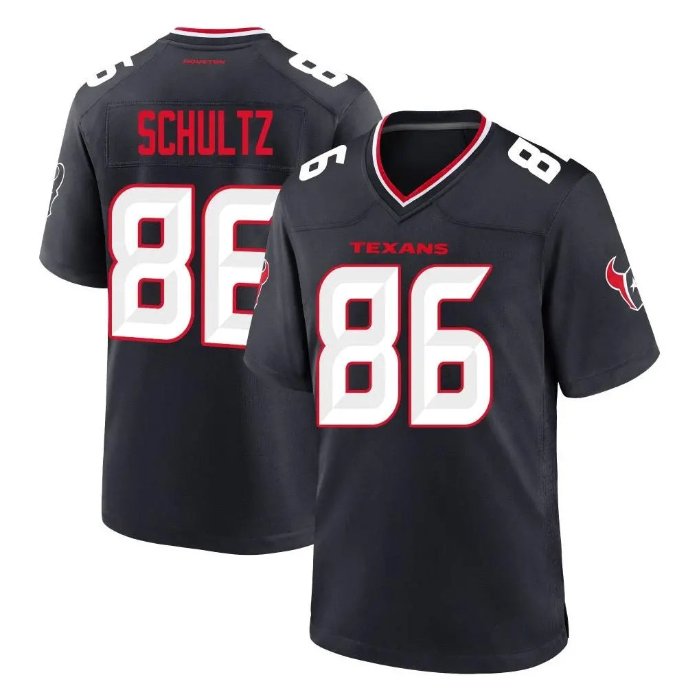 Kooe H.Texans #86 Dalton Schultz Player Navy Team Home Game Stitched Jerseys
