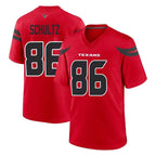 Kooe H.Texans #86 Dalton Schultz Player Red Alternate Home Game Stitched Jerseys