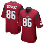 Kooe H.Texans #86 Dalton Schultz Player Red Home Game Stitched Jerseys