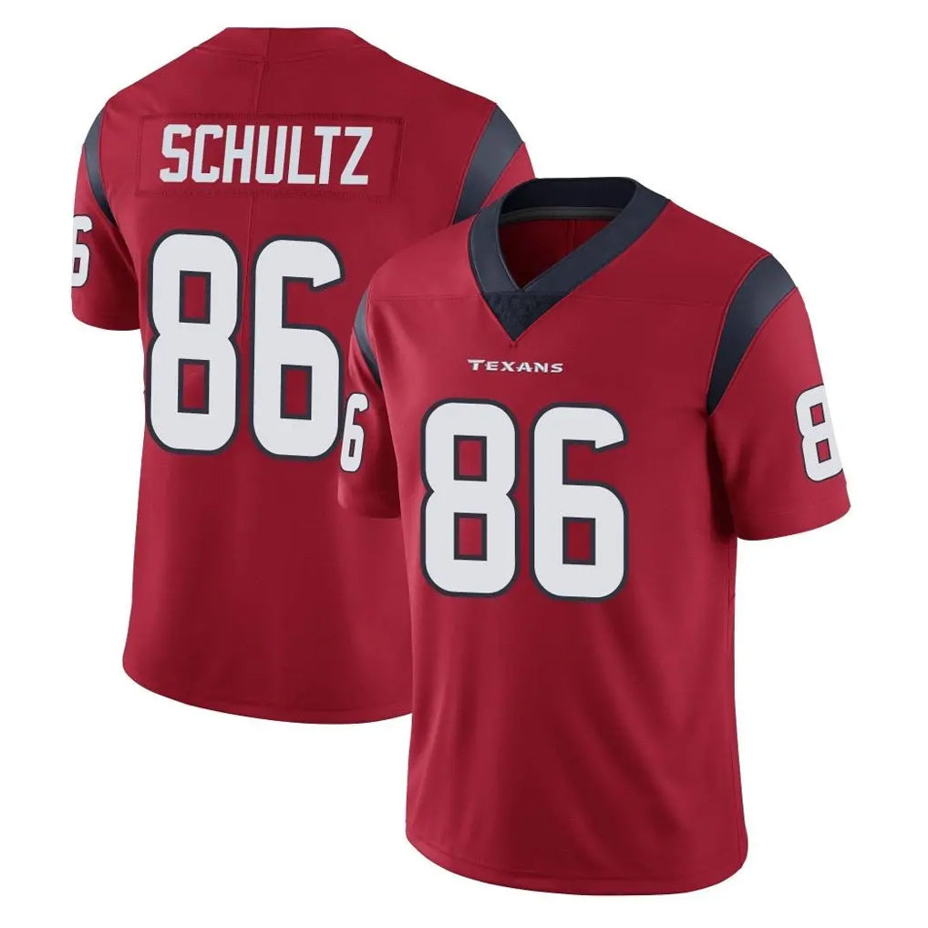 Kooe H.Texans #86 Dalton Schultz Player Red Limited Vapor Untouchable Home Game Stitched Jerseys