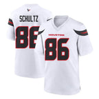 Kooe H.Texans #86 Dalton Schultz Player White Home Game Stitched Jerseys