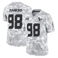 Kooe H.Texans #98 Sheldon Rankins Player Arctic Camo Salute To Service Limited Game Stitched Jerseys