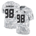 Kooe H.Texans #98 Sheldon Rankins Player Arctic Camo Salute To Service Limited Game Stitched Jerseys