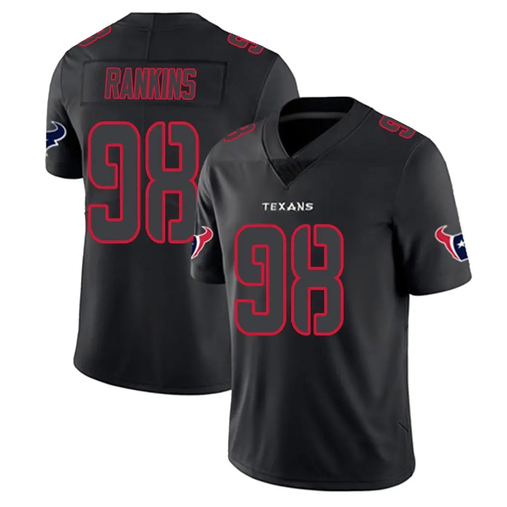 Kooe H.Texans #98 Sheldon Rankins Player Black Impact Limited Game Stitched Jerseys
